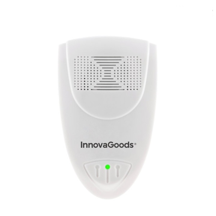 INNOVAGOODS Ultrahangos rovar- és rágcsálóriasztó, 60 m², fehér