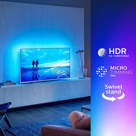 Televizor LED Smart Android Philips, 178 cm, 70PUS7304/12, 4K Ultra HD