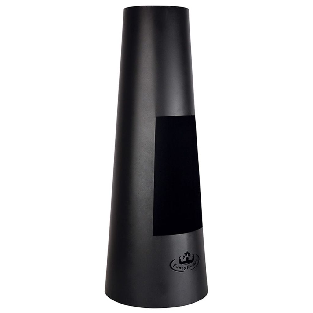 Incalzitor de terasa, Esschert Design, Metal, 37,5 x 37,5 x 100,5 cm, Negru