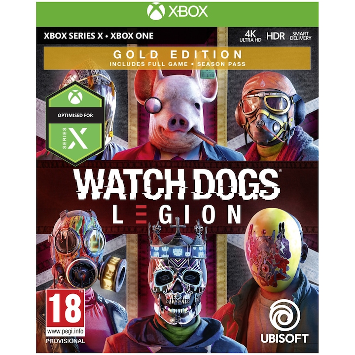 Watch Dogs Legion Gold Edition Játék Xbox One-ra
