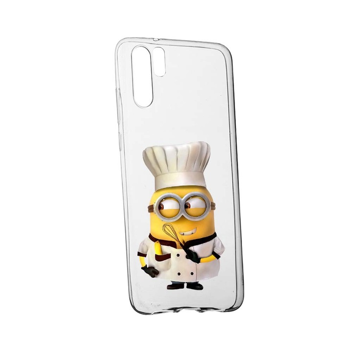 Силиконов калъф Unique за Huawei P30 Pro, Minion Chef, 215
