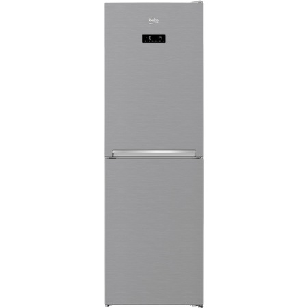 Combina frigorifica Beko RCNA386E30ZXB, 358 l, Clasa A++, NeoFrost Dual Cooling, Everfresh+, Display Touch Control, H 203 cm, Metal Look