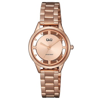 Ceas dama Q&Q QB69J010Y, Gold Rose Ceas dama Q&Q QB69J010Y, Gold Rose