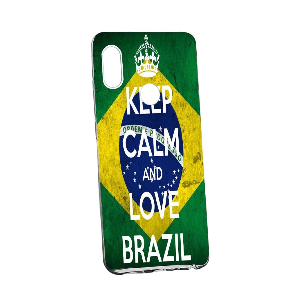Husa de protectie Football, Brazil pentru Huawei P Smart 2019, rezistenta la uzura, anti-alunecare, din silicon Premium, 232