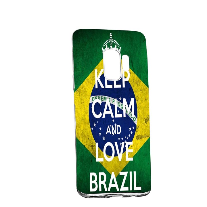 Защитен калъф Football Brazil за Samsung Galaxy S9 Устойчив на износване противоплъзгащ се премиум силикон 232