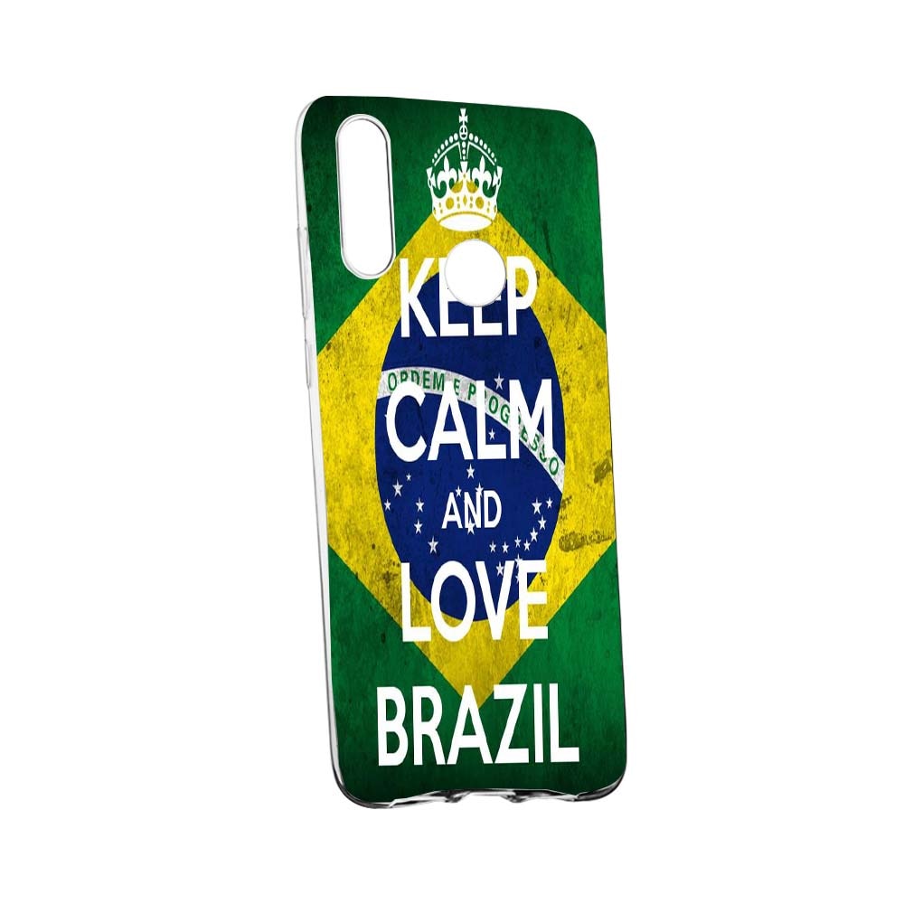Husa de protectie Football, Brazil pentru Xiaomi Mi A2 Lite/ Redmi 6 Pro, rezistenta la uzura, anti-alunecare, din silicon Premium, 232