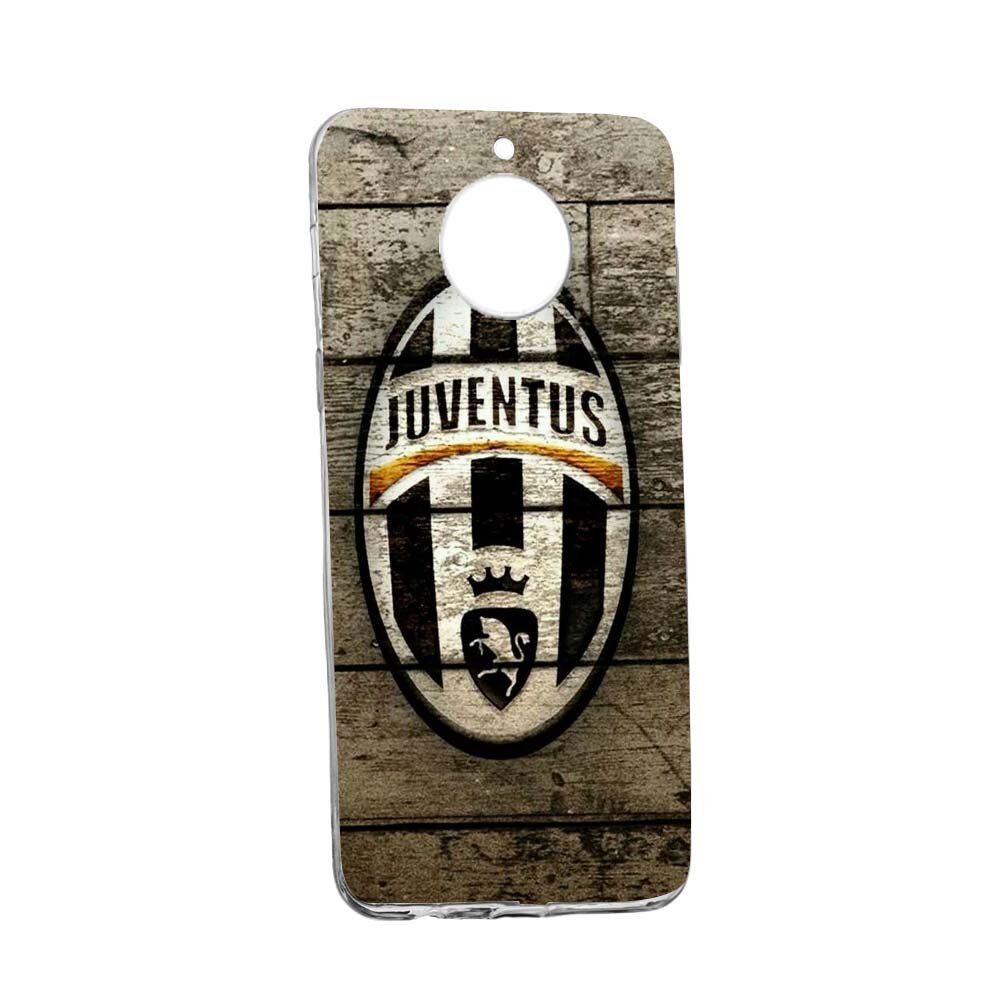 Husa de protectie Football, Juventus pentru Motorola MOTO G5, rezistenta la uzura, anti-alunecare, din silicon Premium, 228