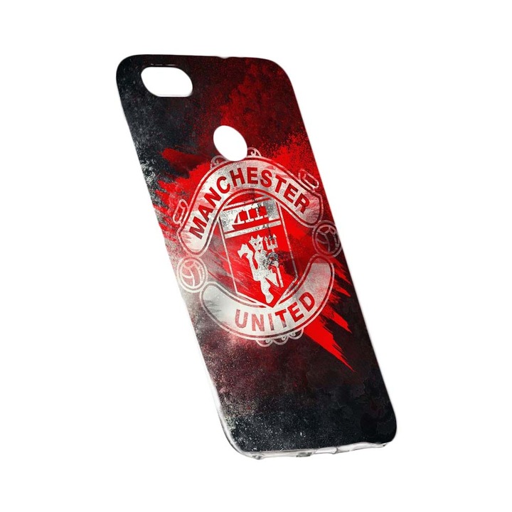 Защитен калъф Football Manchester United за HTC Desire 12 Plus, устойчив на износване, противоплъзгащ се премиум силикон 233