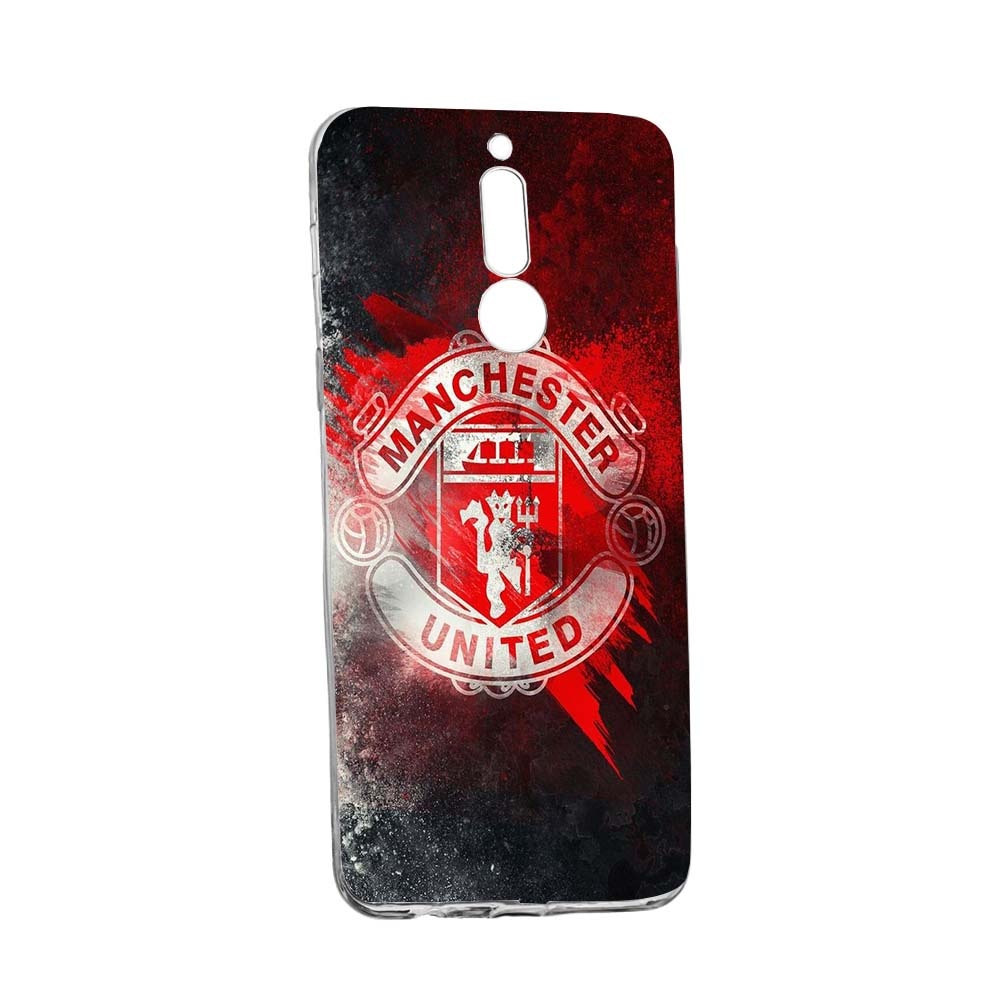 Husa de protectie Football, Manchester United pentru Huawei Mate 10 Lite, rezistenta la uzura, anti-alunecare, din silicon Premium, 233