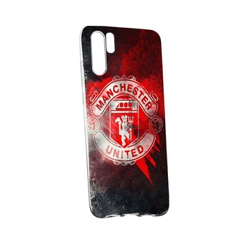 Husa de protectie Football, Manchester United pentru Huawei P30 Pro, rezistenta la uzura, anti-alunecare, din silicon Premium, 233 Husa de protectie Football, Manchester United pentru Huawei P30 Pro, rezistenta la uzura, anti-alunecare, din silicon Premium, 233