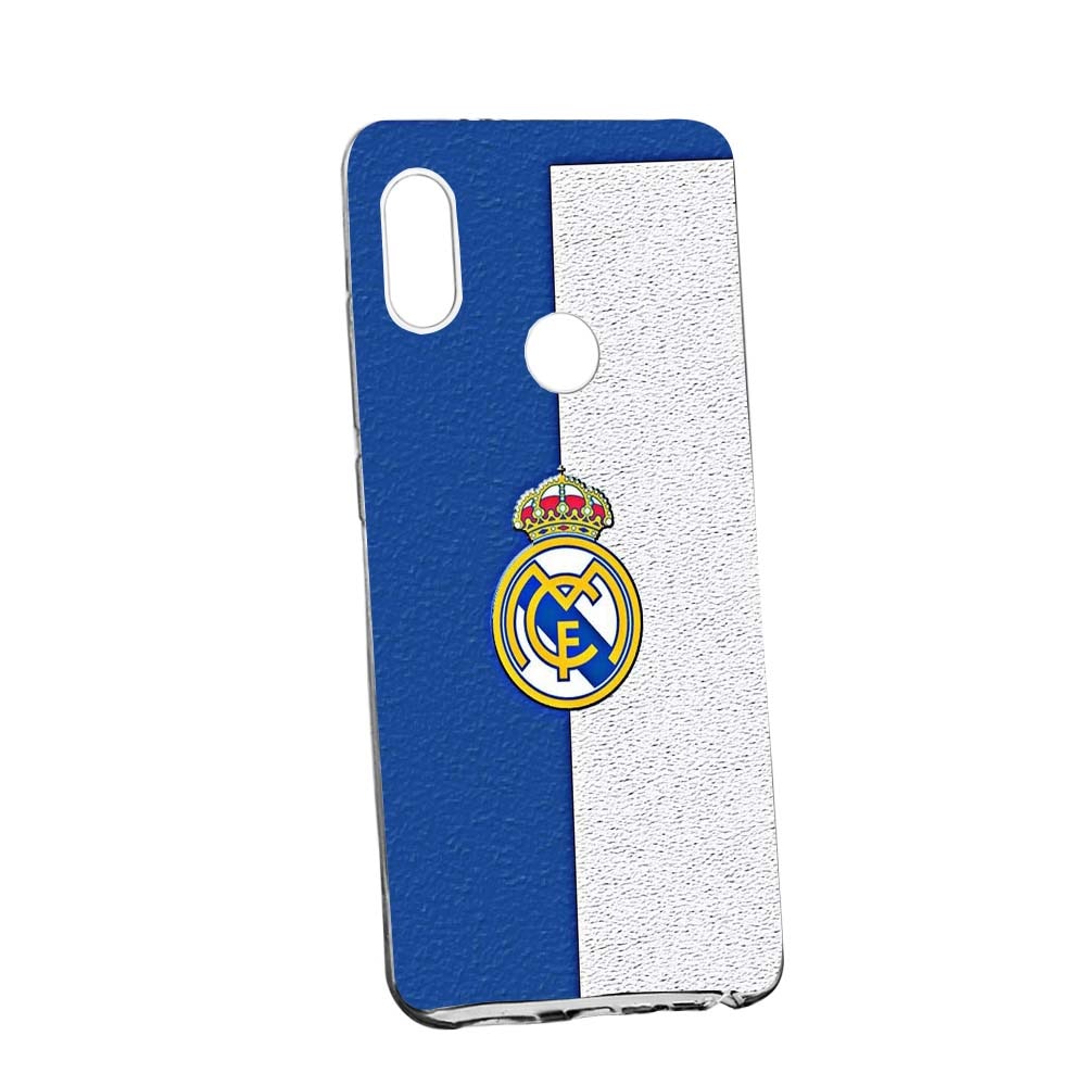 Husa de protectie Football, Real Madrid pentru Huawei Honor Play, rezistenta la uzura, anti-alunecare, din silicon Premium, 235