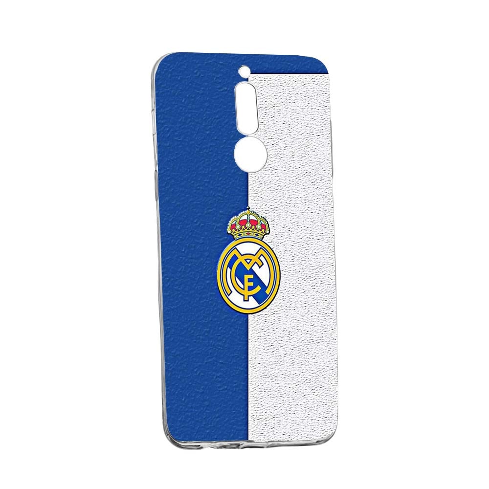 Husa de protectie Football, Real Madrid pentru Huawei Mate 10 Lite, rezistenta la uzura, anti-alunecare, din silicon Premium, 235