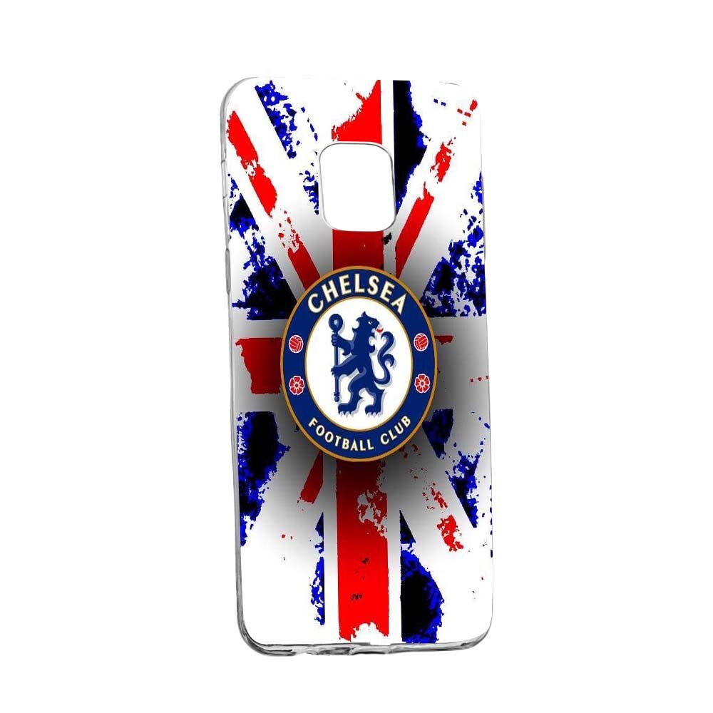 Husa de protectie Football, Chelsea pentru Huawei Mate 20 Pro, rezistenta la uzura, anti-alunecare, din silicon Premium, 236