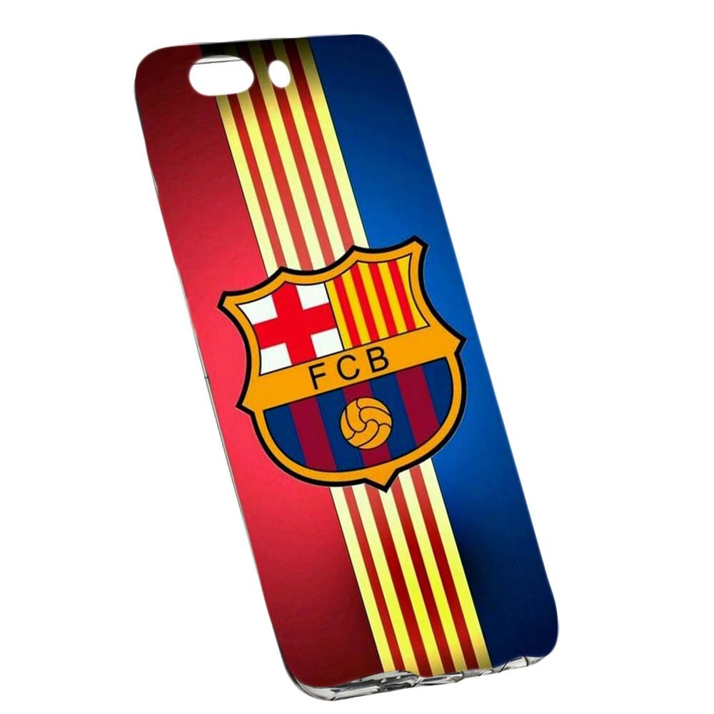 Husa de protectie Football, Barcelona pentru Huawei Honor 10, rezistenta la uzura, anti-alunecare, din silicon Premium, 237