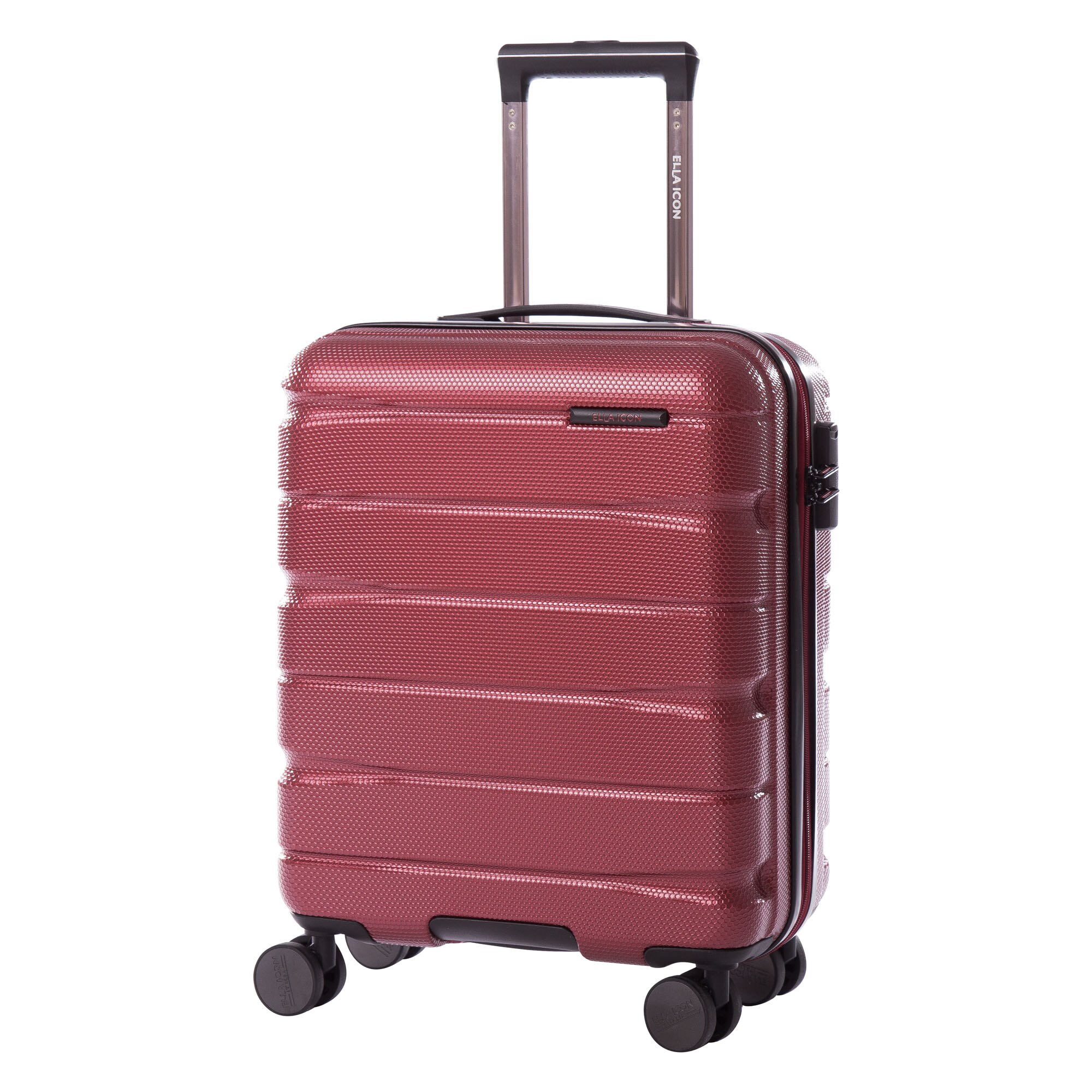 Troler Ella Icon Brick Rosu 55x41x22 cm, 48 L, 4 roti spinner