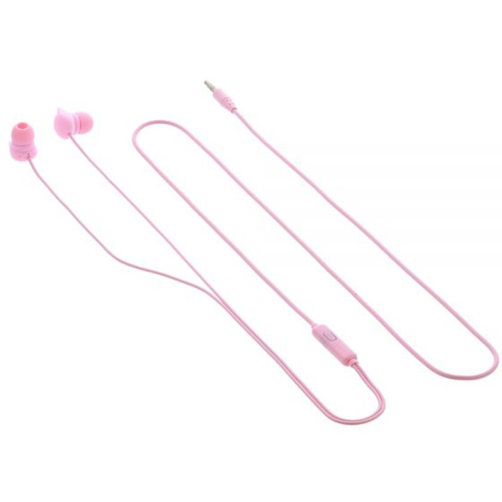 Tellur Macaron Fülhallgató, In-ear, 1.2m, Rózsaszín