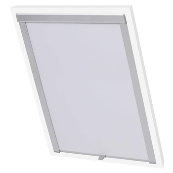 Jaluzea opaca Velux, vidaXL, Tesatura, MK04, 78 x 98 cm, Alb Jaluzea opaca Velux, vidaXL, Tesatura, MK04, 78 x 98 cm, Alb