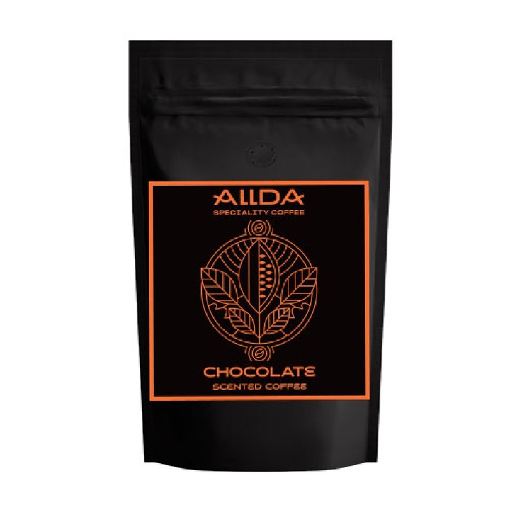 Кафе на зърна ALLDA Speciality Coffee Chocolate, 100 % арабика, с вкус на шоколад, 500 гр