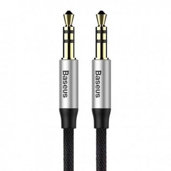 Cablu audio Baseus, Yiven M30, Mufa jack 3.5 mm, 1m, Negru Cablu audio Baseus, Yiven M30, Mufa jack 3.5 mm, 1m, Negru