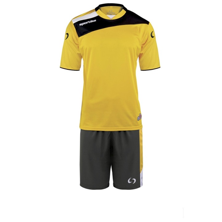 Футболна екипировка Амстердам, SPORTIKA, Черен/Жълт