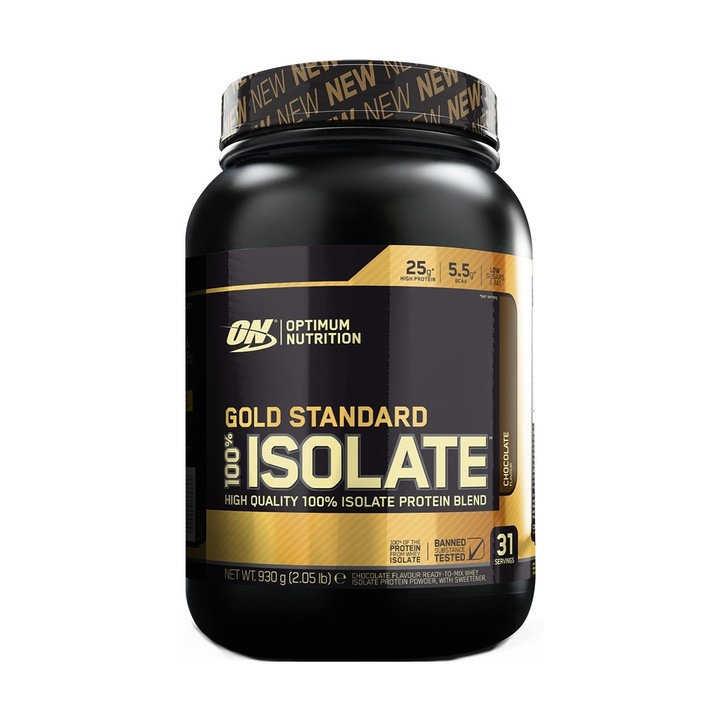 Izolat proteic ON Gold Standard 100% Isolate Chocolate 930 g