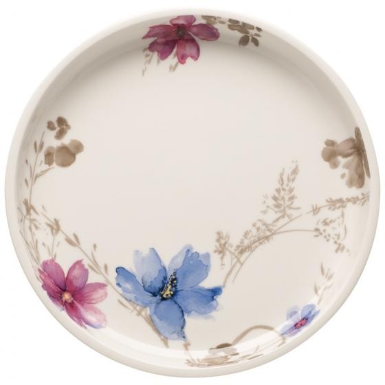 Platou pentru servire, rotund, plat, Mariefleur Gris Basic, 24 cm Villeroy&Boch