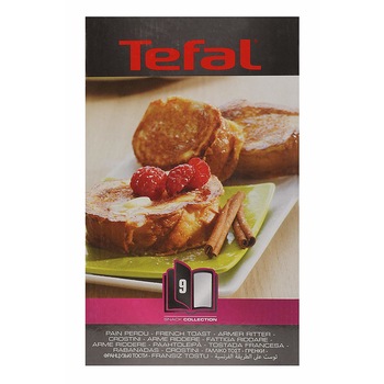 Set 2 placi pentru French Toast Tefal Snack Collection+ Carte de retete Set 2 placi pentru French Toast Tefal Snack Collection+ Carte de retete