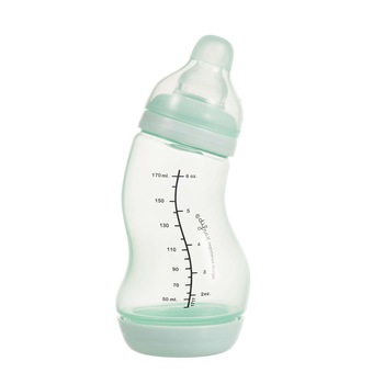 Biberon anticolici, Difrax, fara BPA, verde, 170 ml Biberon anticolici, Difrax, fara BPA, verde, 170 ml