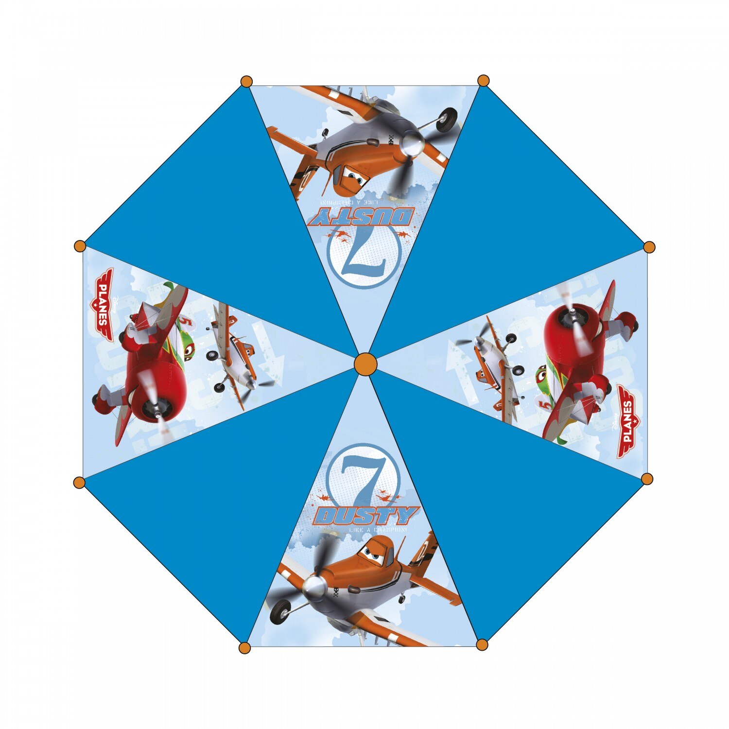 Umbrela EVO Disney pentru copii, Planes D 90 cm