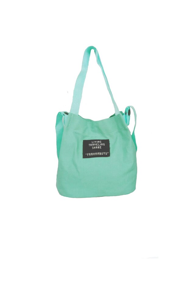 Minigeanta Living Traveling Share dama, aqua, 18.5 cm inaltime