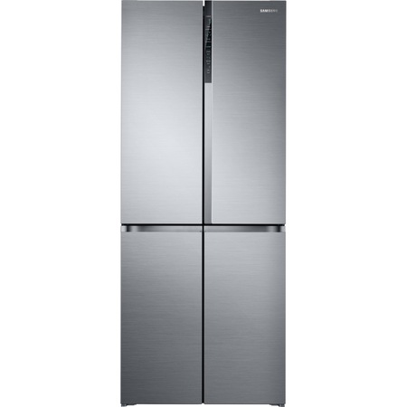 Side by side Samsung RF50K5920S8/EO, 486 l, Clasa A+, Full No Frost, Compresor Digital Inverter, Triple Cooling, Afisaj LED, Touch Control, Inox