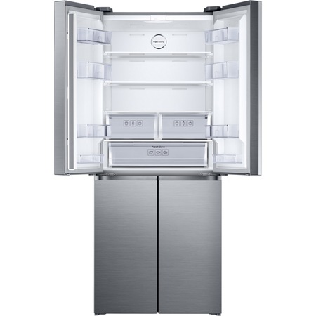 Side by side Samsung RF50K5920S8/EO, 486 l, Clasa A+, Full No Frost, Compresor Digital Inverter, Triple Cooling, Afisaj LED, Touch Control, Inox