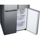 Side by side Samsung RF50K5920S8/EO, 486 l, Clasa F, Full No Frost, Compresor Digital Inverter, Triple Cooling, Afisaj LED, Touch Control, Inox