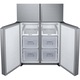 Side by side Samsung RF50K5920S8/EO, 486 l, Clasa F, Full No Frost, Compresor Digital Inverter, Triple Cooling, Afisaj LED, Touch Control, Inox