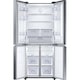 Side by side Samsung RF50K5920S8/EO, 486 l, Clasa F, Full No Frost, Compresor Digital Inverter, Triple Cooling, Afisaj LED, Touch Control, Inox