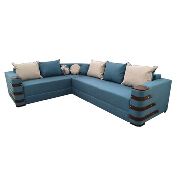 Coltar extensibil Diamond, MobAmbient, Albastru, stofa, extensie 140 cm din plasa de arcuri tip relaxa, 1 lada de depozitare, 5 perne mari si 3 perne mici din stofa incluse, 300 x 235 cm Coltar extensibil Diamond, MobAmbient, Albastru, stofa, extensie 140 cm din plasa de arcuri tip relaxa, 1 lada de depozitare, 5 perne mari si 3 perne mici din stofa incluse, 300 x 235 cm