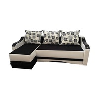 coltar extensibil mini ornament mobambient negru cu alb material textil si piele ecologica extensie 140 cm din plasa de arcuri tip relaxa 2 lazi de depozitare 3 perne mari incluse 230 x 150 cm imagen 10_0_
0