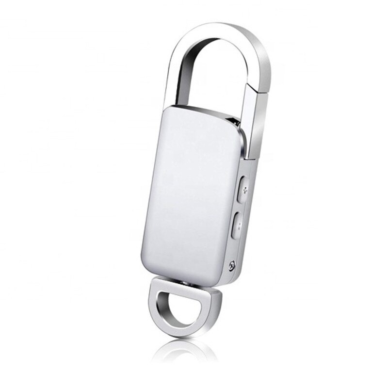 Breloc Reportofon Spion iUni BR11, Memorie interna 8GB, MP3 Player, Silver