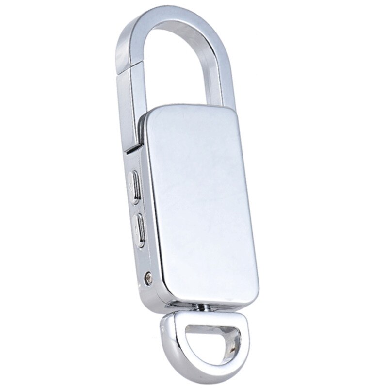 Reportofon tip breloc iUni MR11, Memorie incorporata 8GB, MP3 Player, Inregistrare Audio 19H, Silver