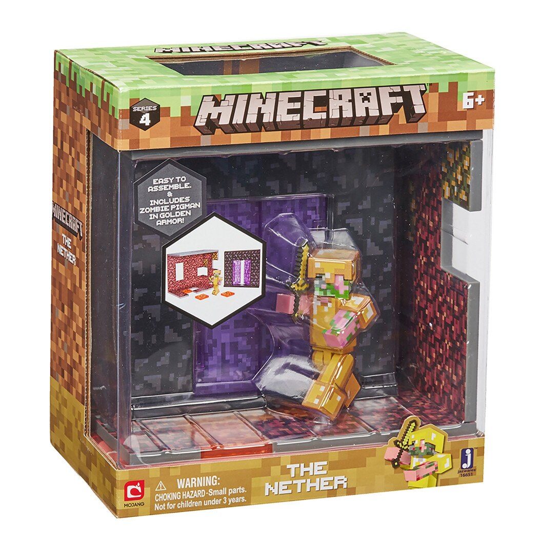 Figurina Minecraft Biome Playsets The Nether Multicolora eMAG.ro