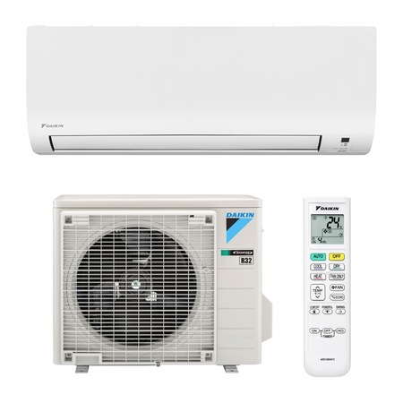 Aparat de aer conditionat Daikin Comfora Bluevolution FTXP35L-RXP35L Inverter 12000 BTU cu sistem Syoko de amortizare a vibratiilor, Clasa A++, Control Wi-fi optional, Mod confort, Mod Putere, Timer, Filtru titan, Auto-restart, Auto-diagnoza