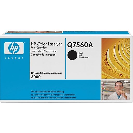 Cartus toner Hewlett Packard Color LaserJet 3000 Negru (Q7560A)