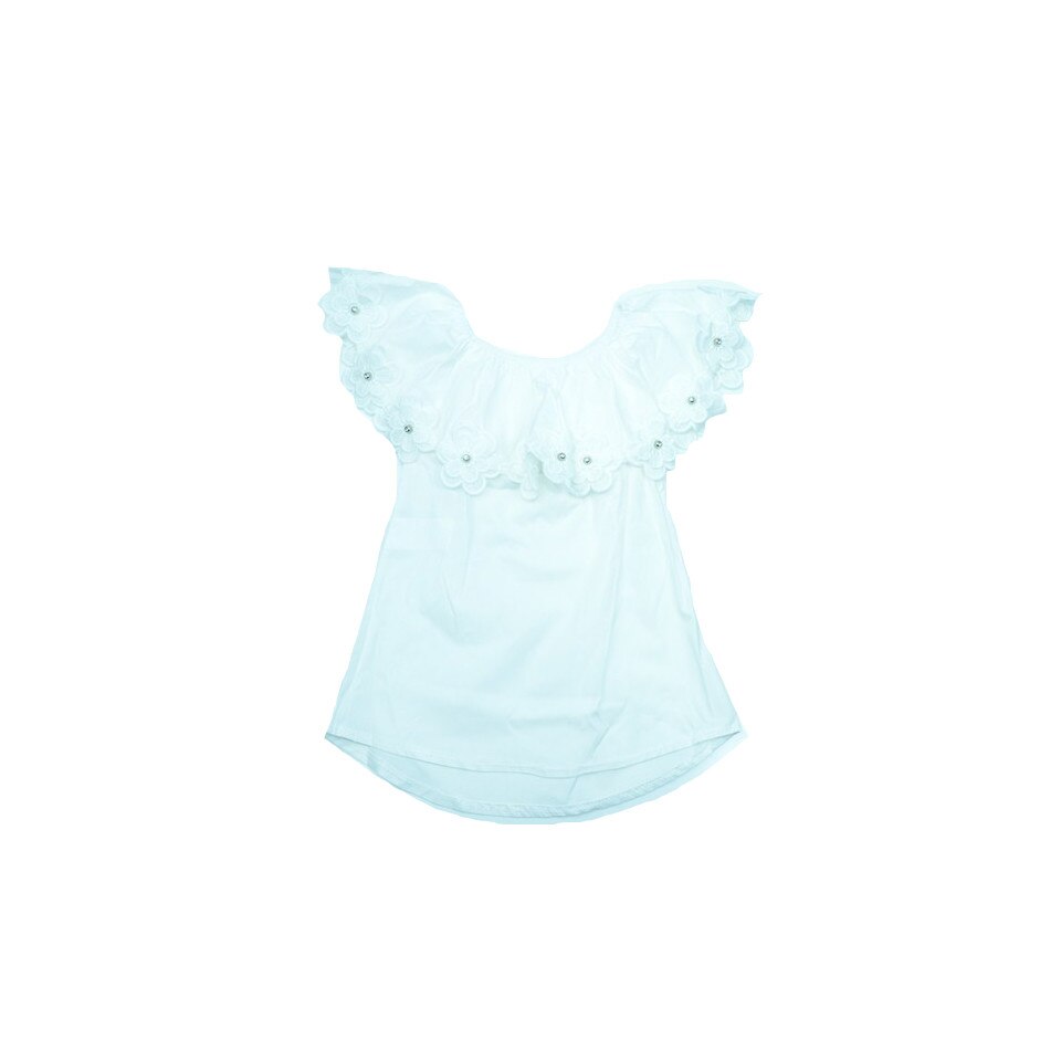 Tricou fetite Happy House 8526-A, Alb