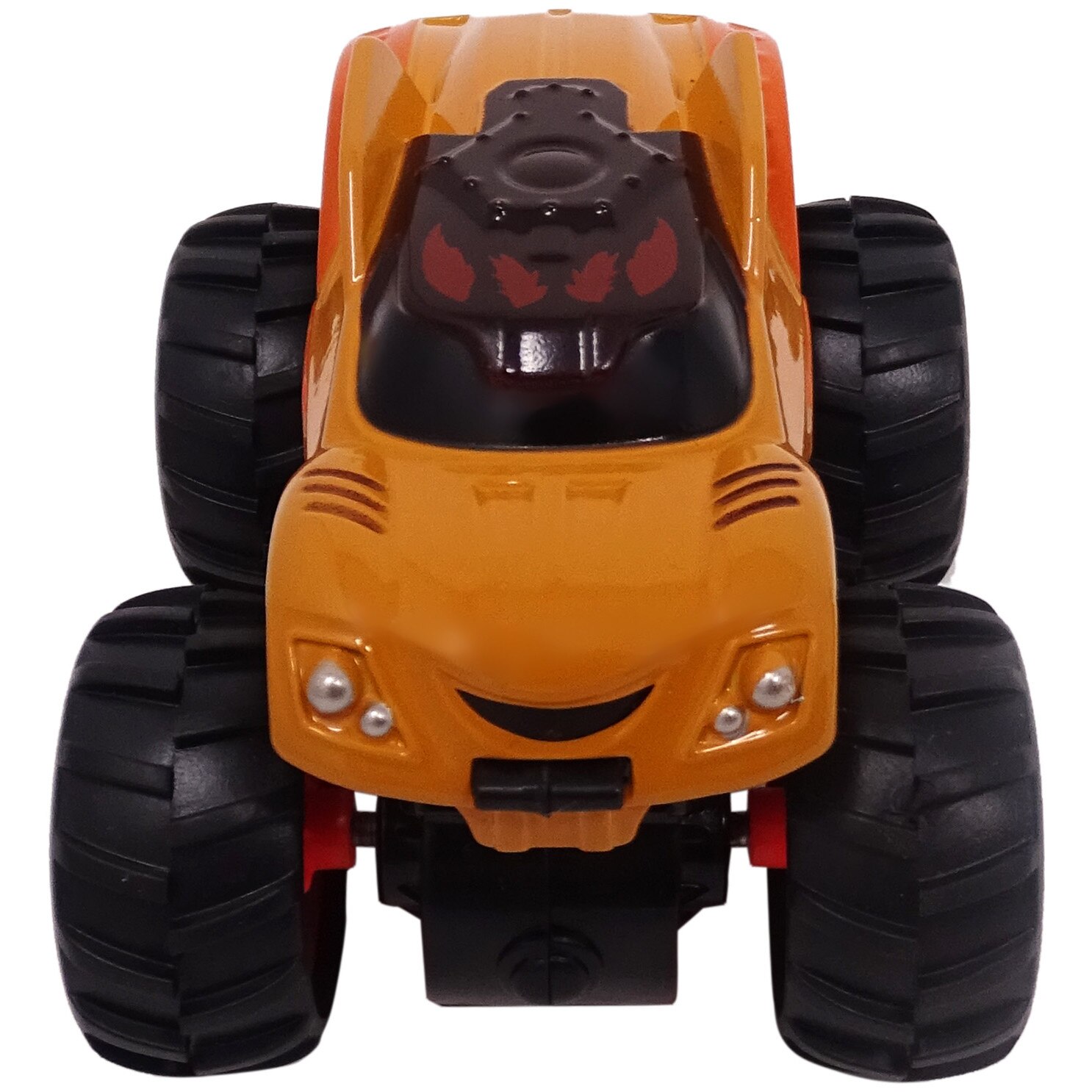 Masinuta Diecast, metalica, Portocaliu/Negru