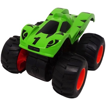 Masinuta Diecast, metalica, Verde/Negru Masinuta Diecast, metalica, Verde/Negru