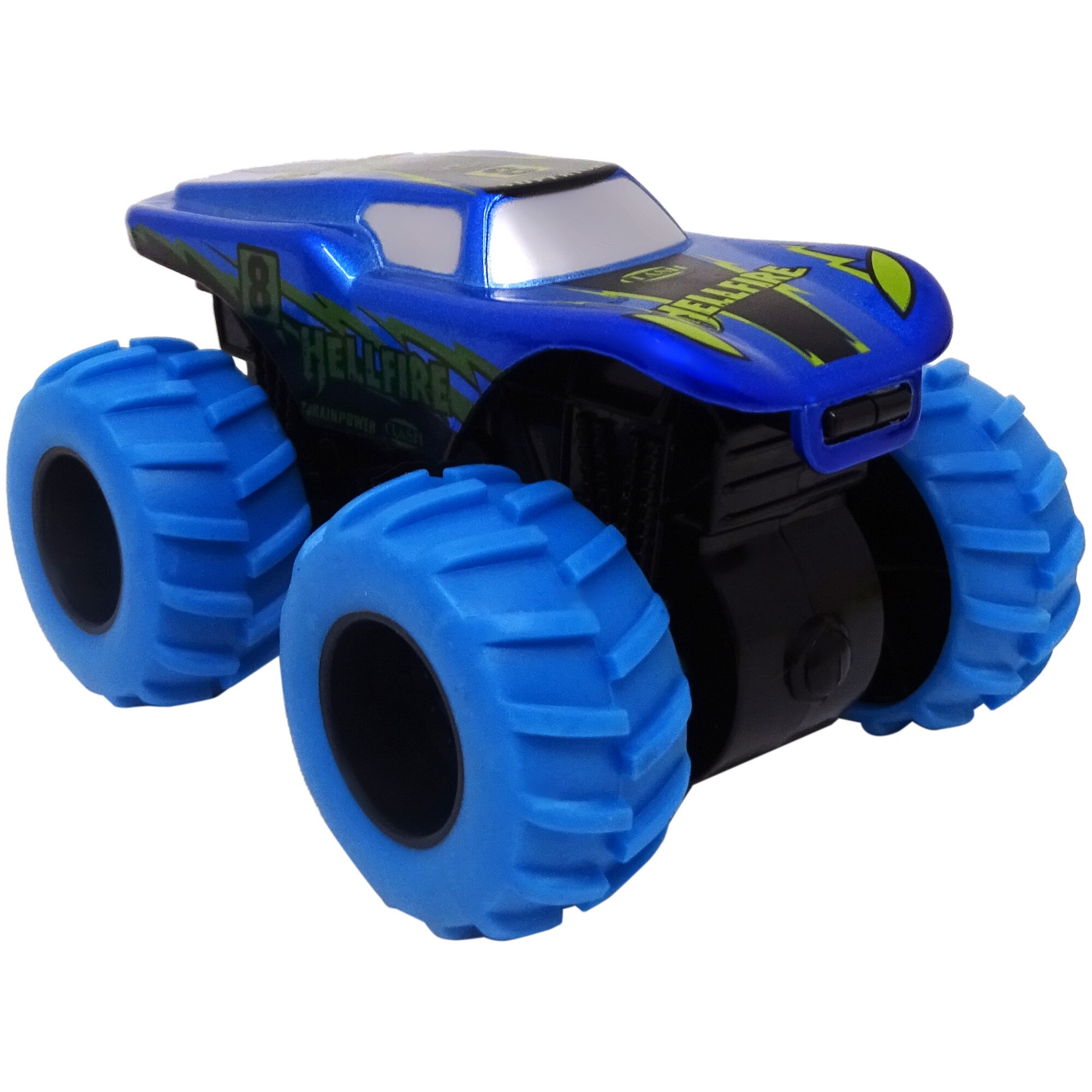 Masinuta Diecast, metalica, Albastru/Negru