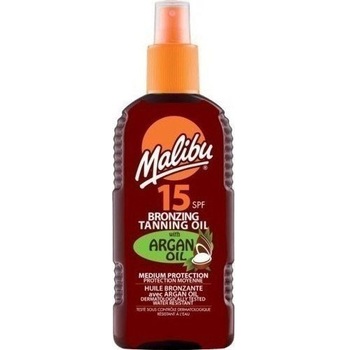 Ulei De Plaja Accelerator MALIBU Bronzing Tanning Oil cu Ulei de Argan, SPF15, 200 ml Ulei De Plaja Accelerator MALIBU Bronzing Tanning Oil cu Ulei de Argan, SPF15, 200 ml