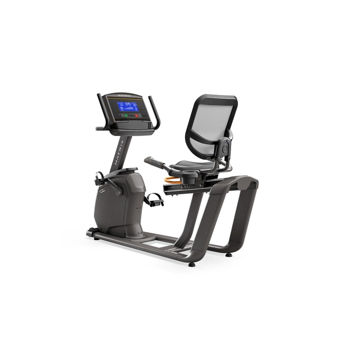 Велоергометър Matrix Fitness Recumbent Bike R30xr, Стомана, Черен