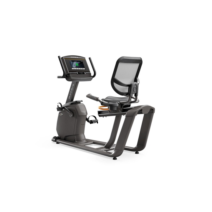 Велоергометър Matrix Fitness Recumbent Bike R30xer, Стомана, Черен