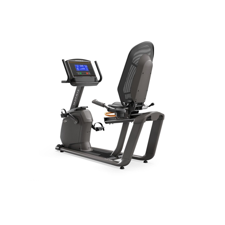 Велоергометър Matrix Fitness Recumbent Bike R50xr, Стомана, Черен